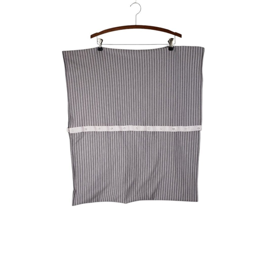 Lululemon Vinyasa Scarf Wrap Heathered Slate Double Trouble Stripe Blush W9G50S